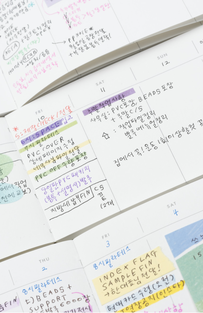 Analogue Keeper Handy Diary (2 types, 5 colours)