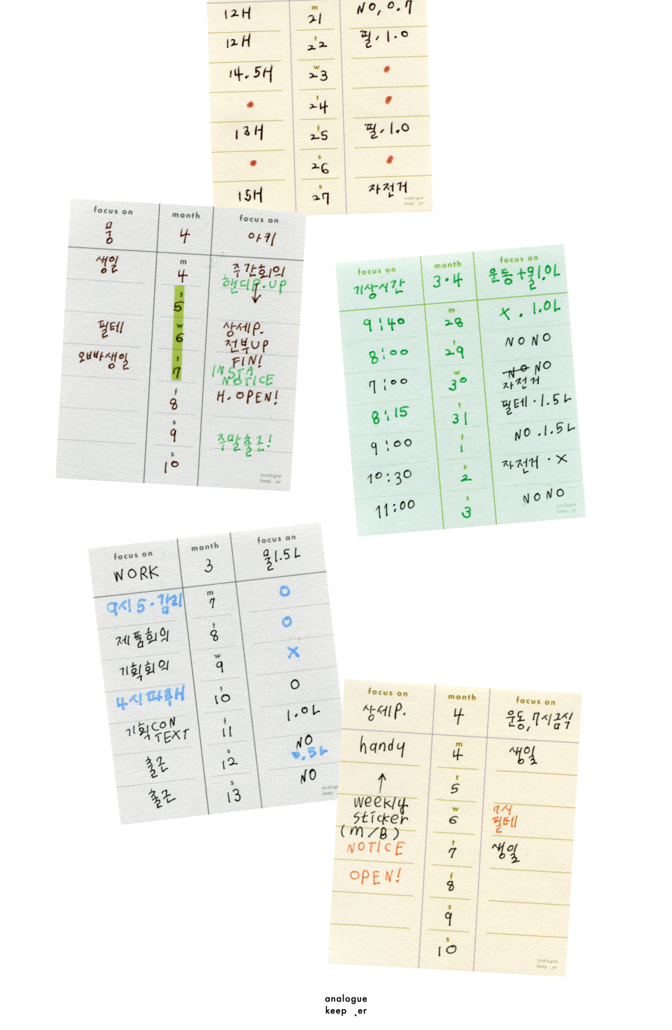 Analogue Keeper Weekly Memo