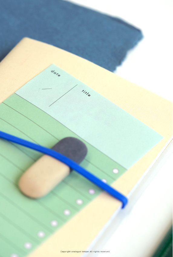 Analogue Keeper To Do Memo