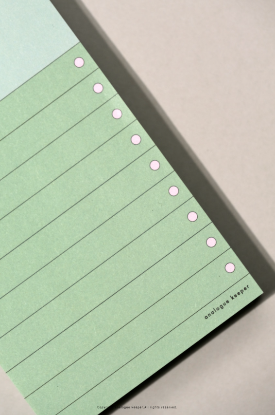 Analogue Keeper To Do Memo
