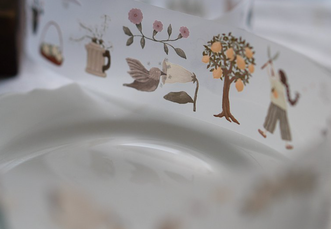 Ivy Snow Lemon Girl PET Tape