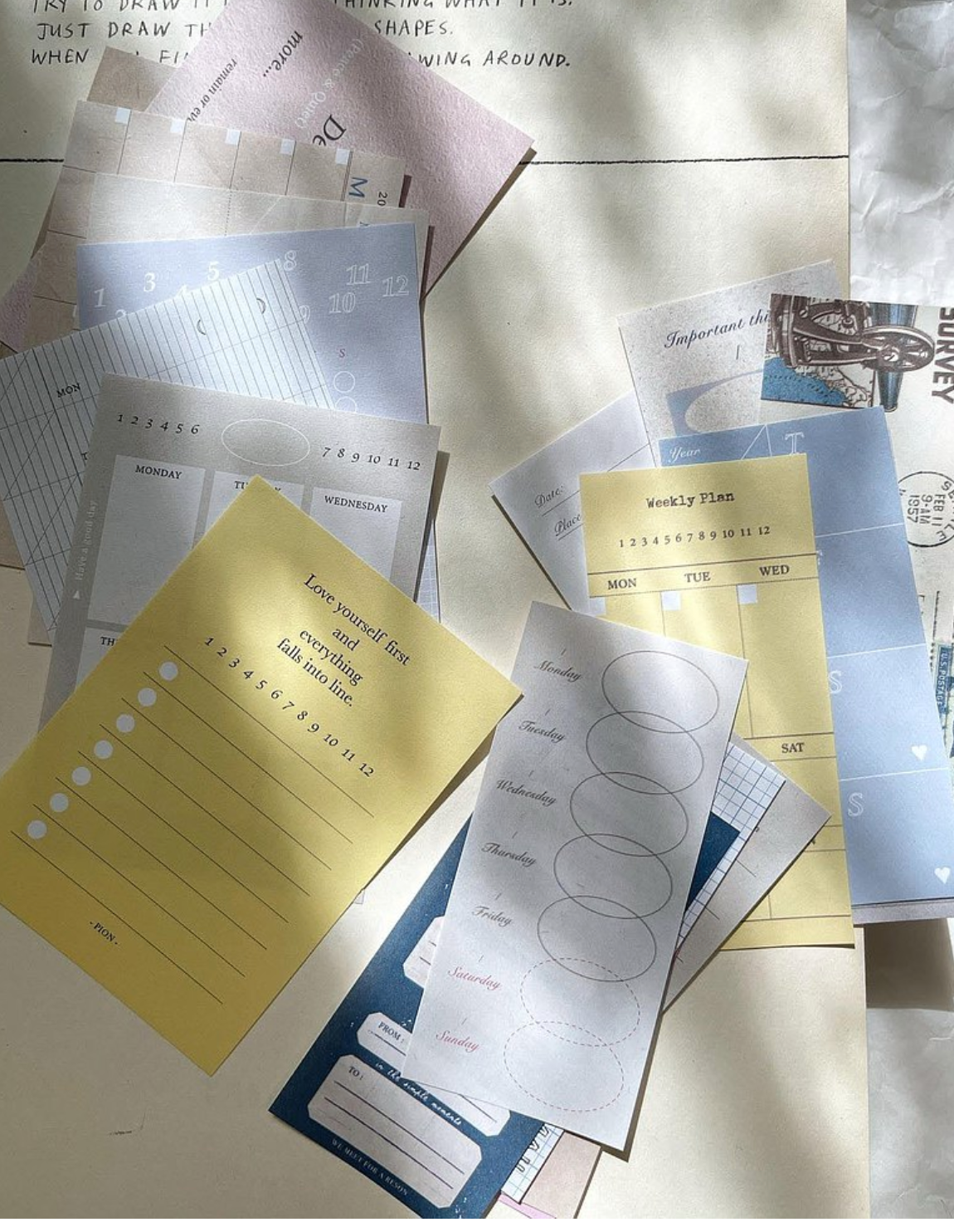 Pion Paper Set (set of memo papers)