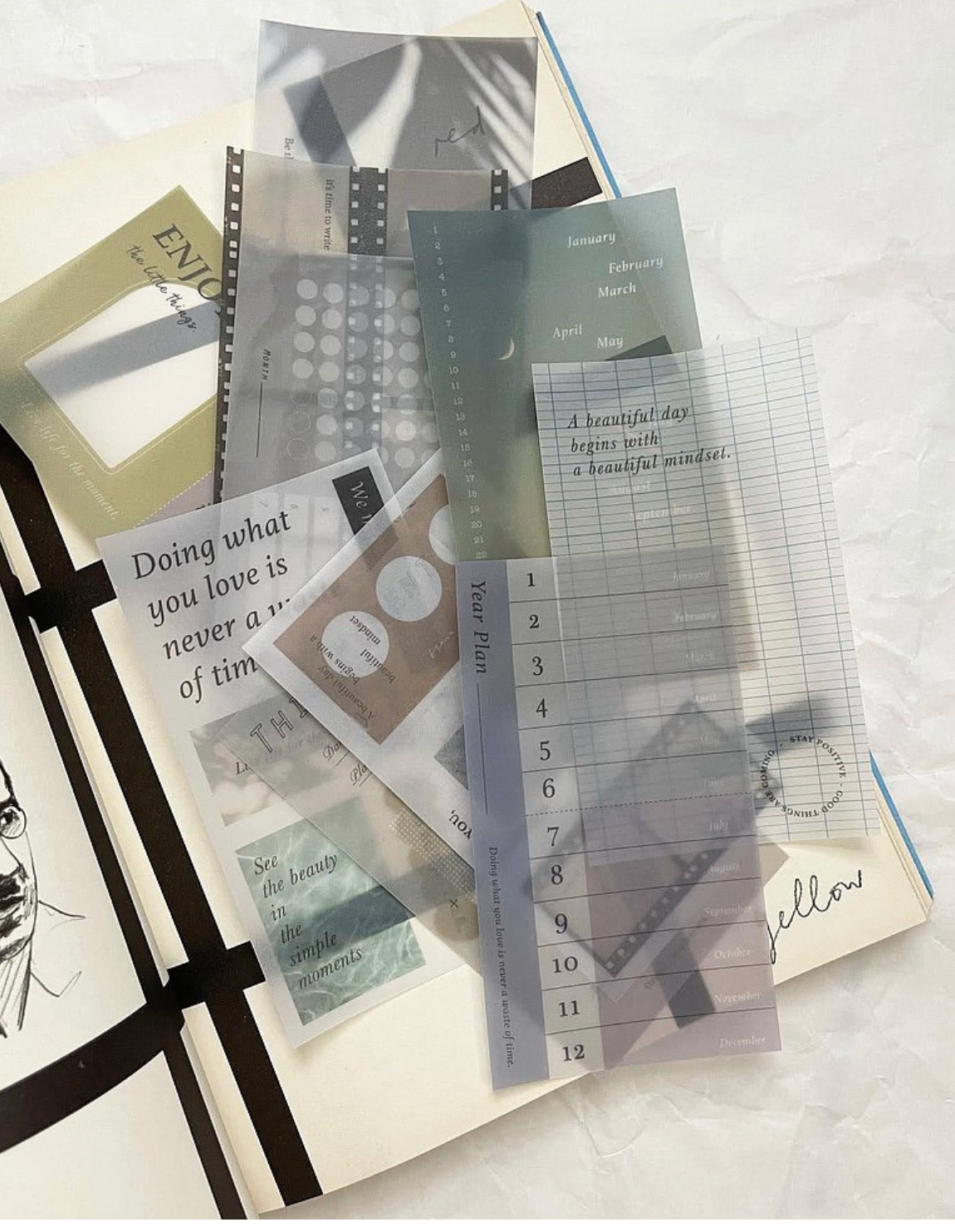 Pion Paper Set (set of memo papers)