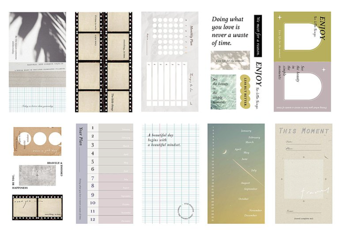 Pion Paper Set (set of memo papers)