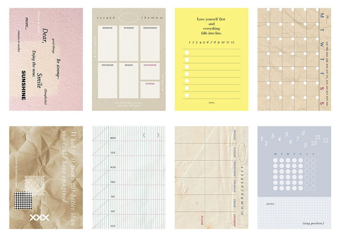 Pion Paper Set (set of memo papers)