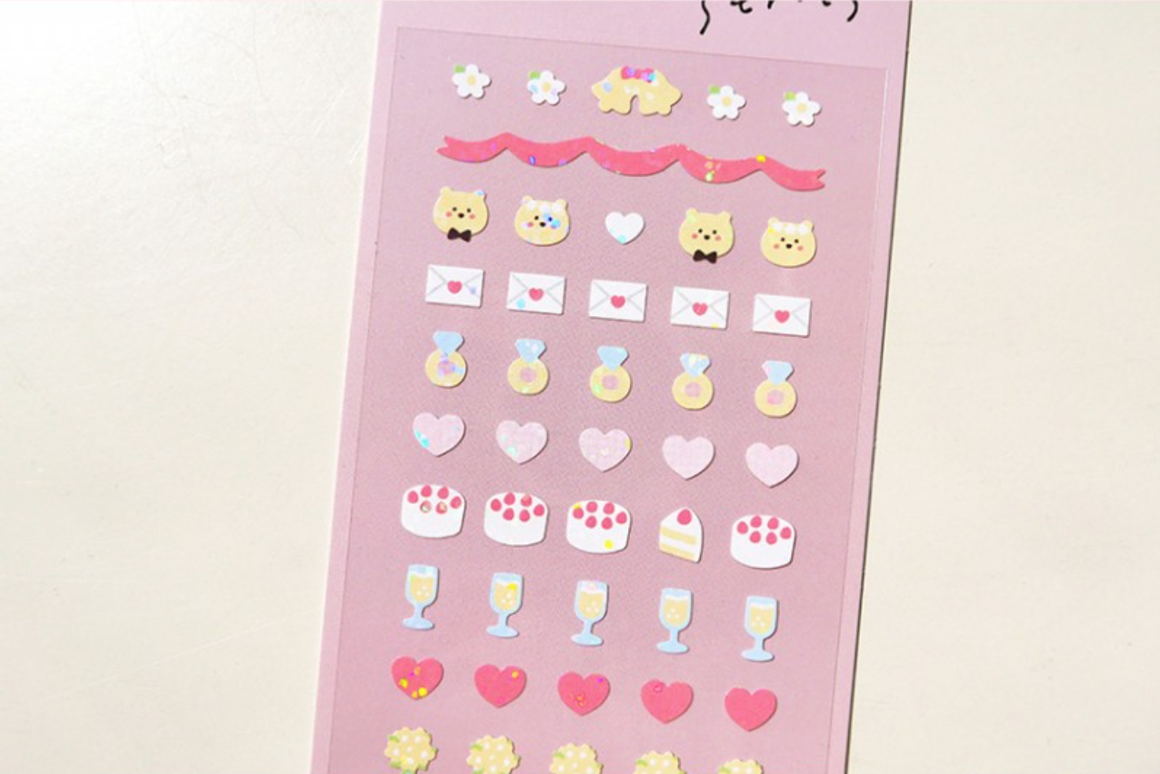 Mini Series Stickers- Deco.12 (wedding)