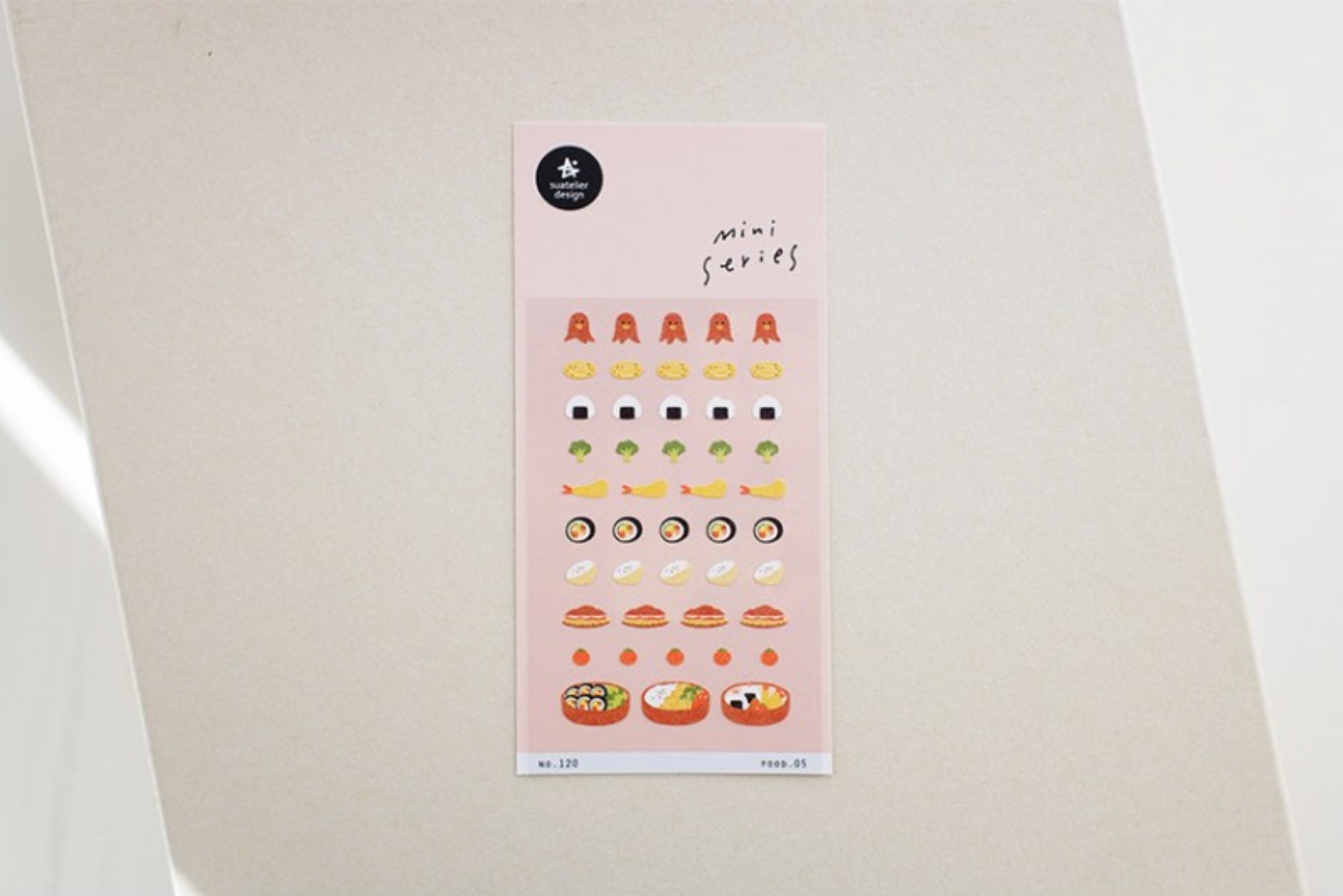 Mini Series Stickers- Food.05 (Bento)