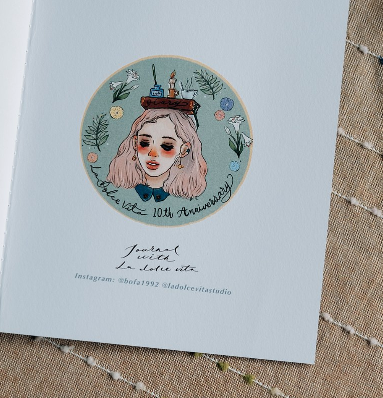 La Dolce Vita Notebook: Stationery Girl