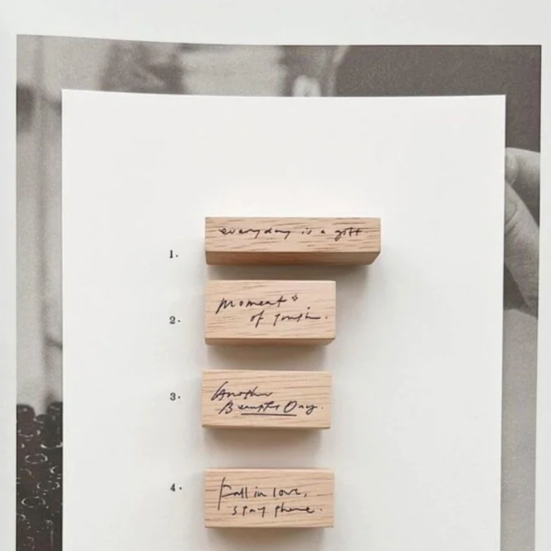 som x PC Rubber Stamps: Reminder for Celebrating Everyday Moments (4 designs)