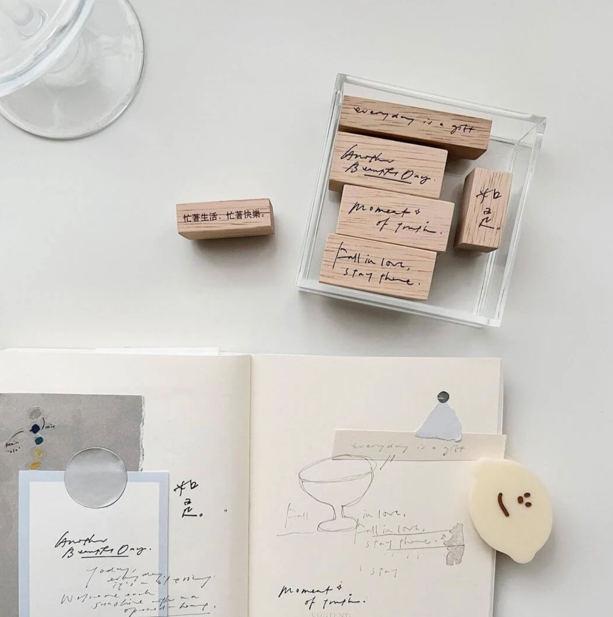 som x PC Rubber Stamps: Reminder for Celebrating Everyday Moments (4 designs)