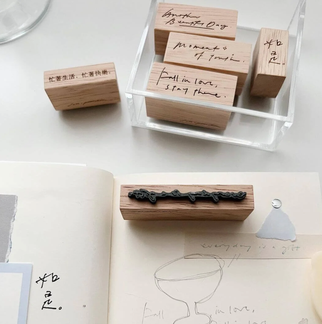 som x PC Rubber Stamps: Reminder for Celebrating Everyday Moments (4 designs)