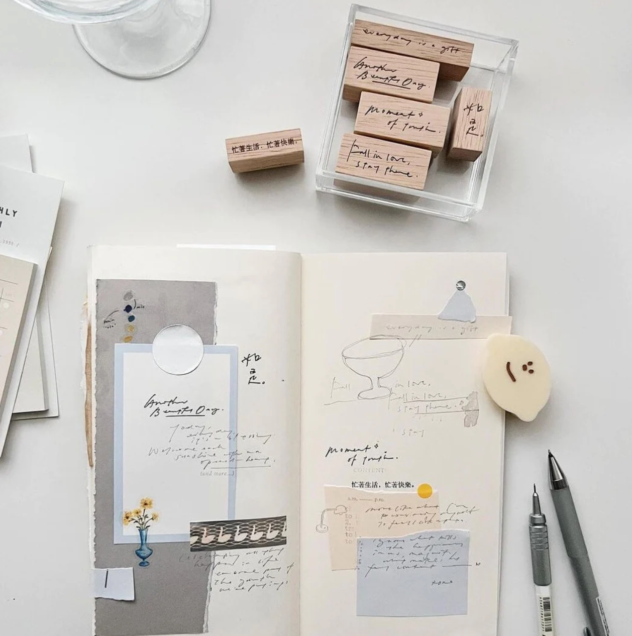 som x PC Rubber Stamps: Reminder for Celebrating Everyday Moments (4 designs)