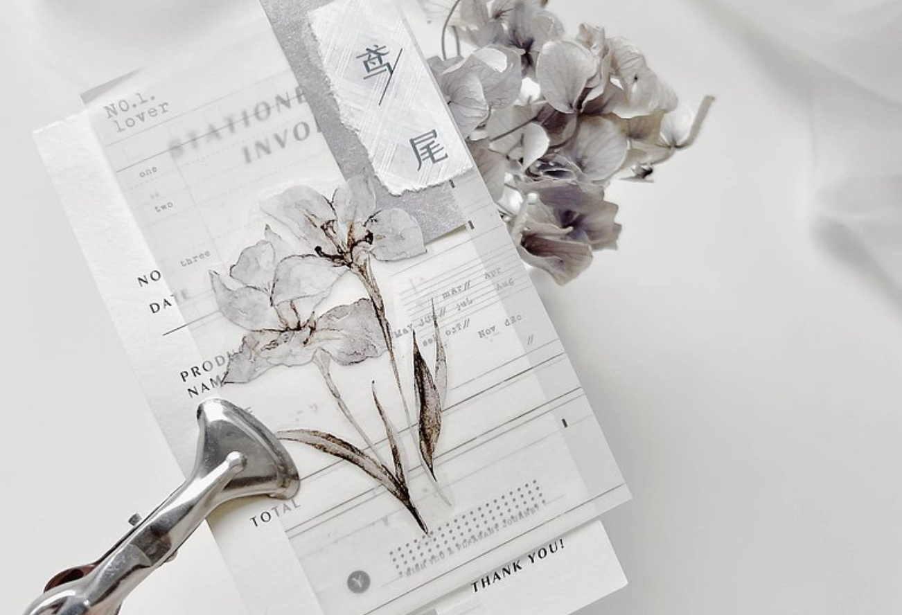 Freckles Tea Vol. 3 PET Tape: White Blue Mist