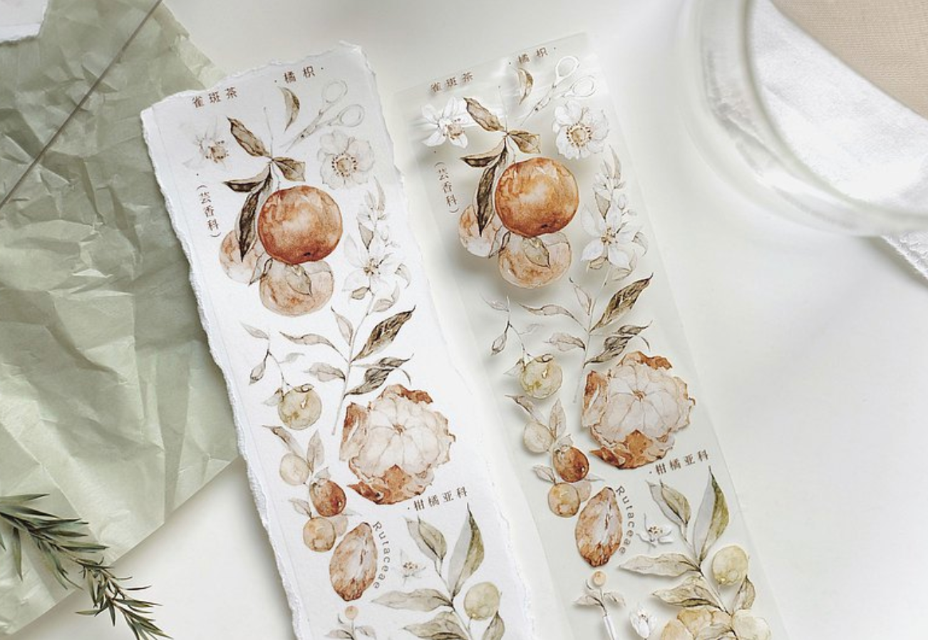 Freckles Tea Vol. 3 PET Tape: Tangerine Orange