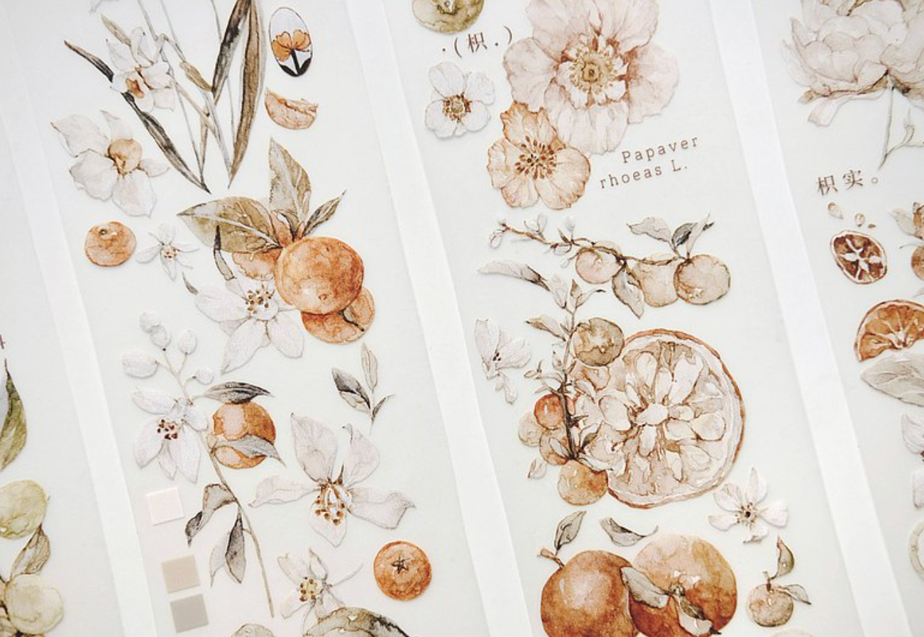 Freckles Tea Vol. 3 PET Tape: Tangerine Orange