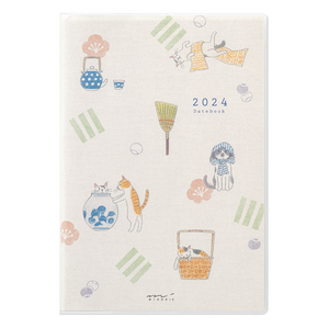Midori 2024 B6 Pocket Diary: Cat