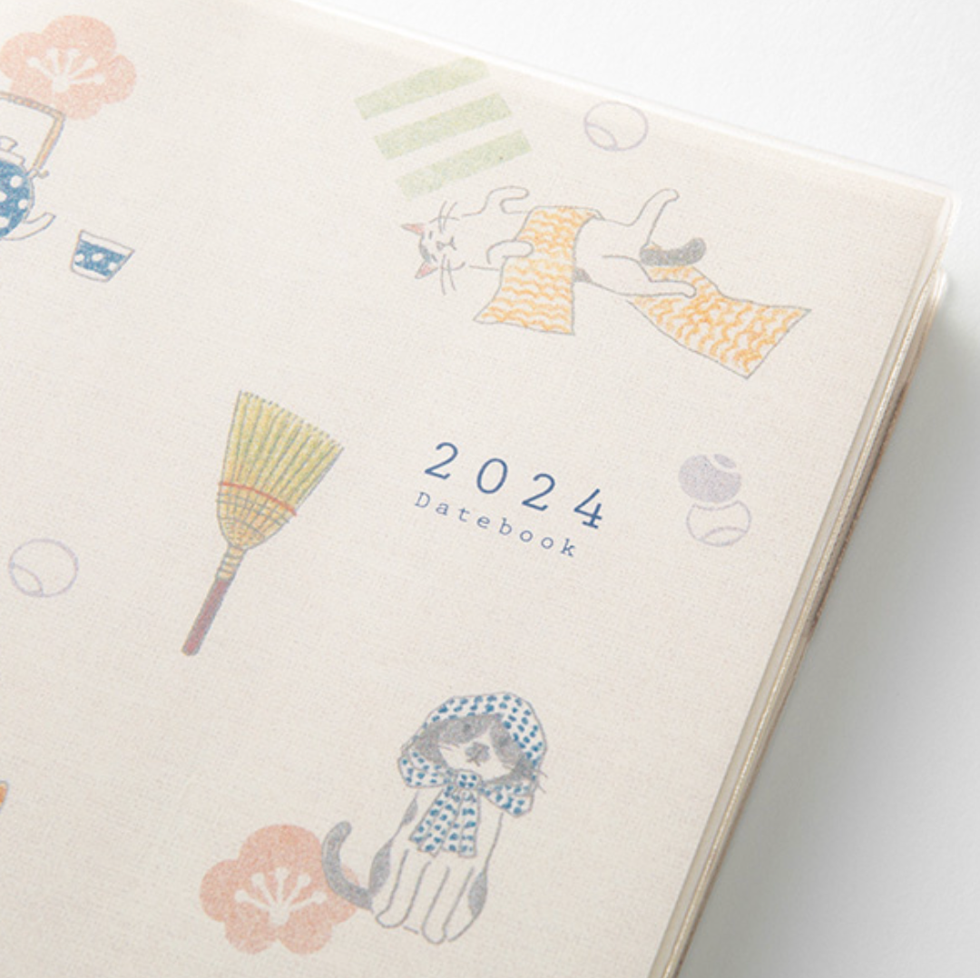 Midori 2024 B6 Pocket Diary: Cat