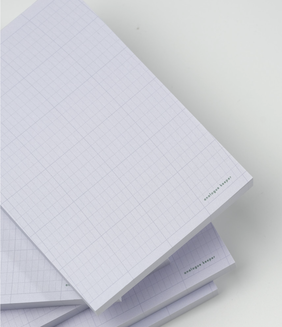 Analogue Keeper Oval Grid Memo Pad (3 sizes)