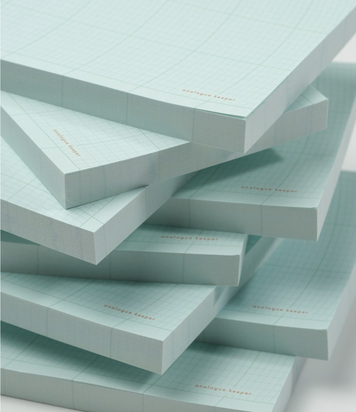 Analogue Keeper Oval Grid Memo Pad (3 sizes)