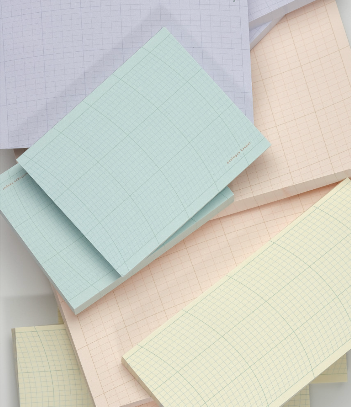 Analogue Keeper Oval Grid Memo Pad (3 sizes)