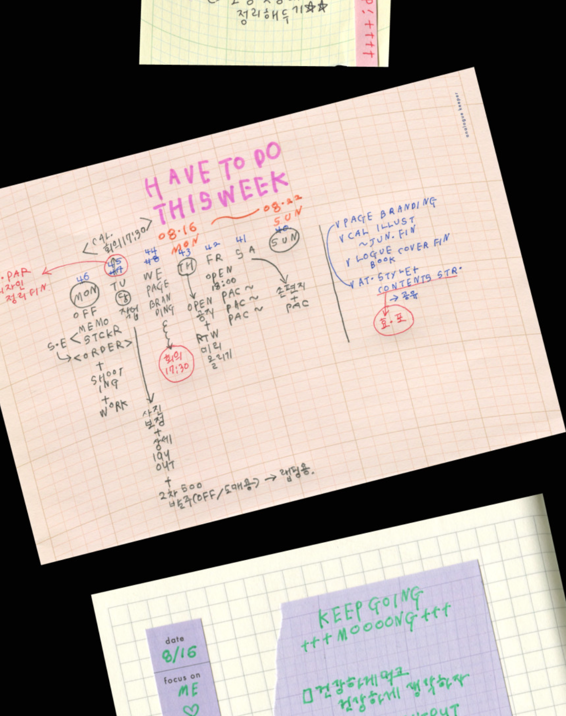 Analogue Keeper Oval Grid Memo Pad (3 sizes)