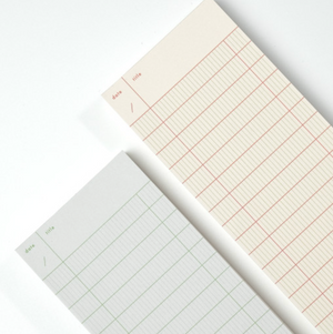 Analogue Keeper Checklist Memo Pad (2 colours)