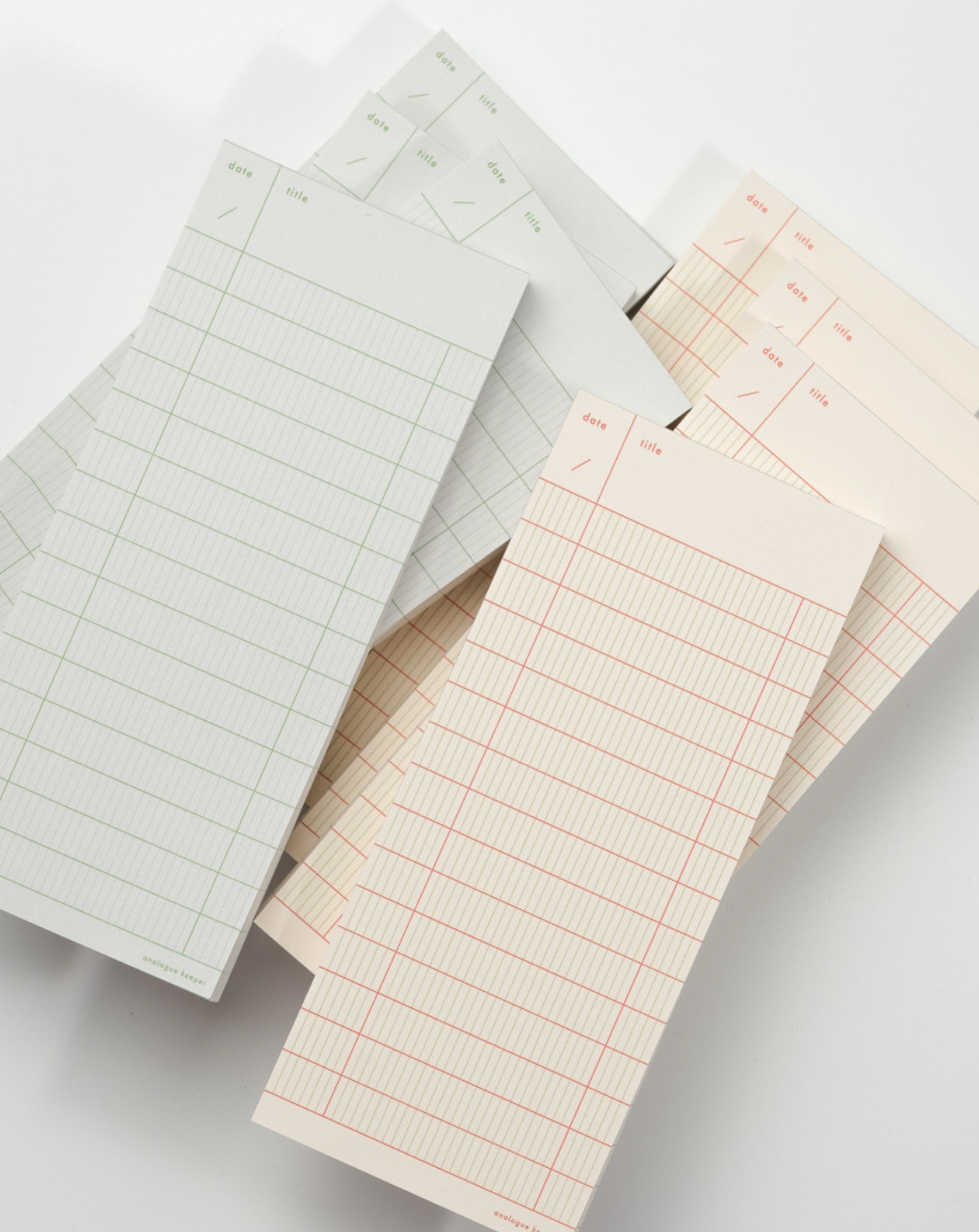 Analogue Keeper Checklist Memo Pad (2 colours)