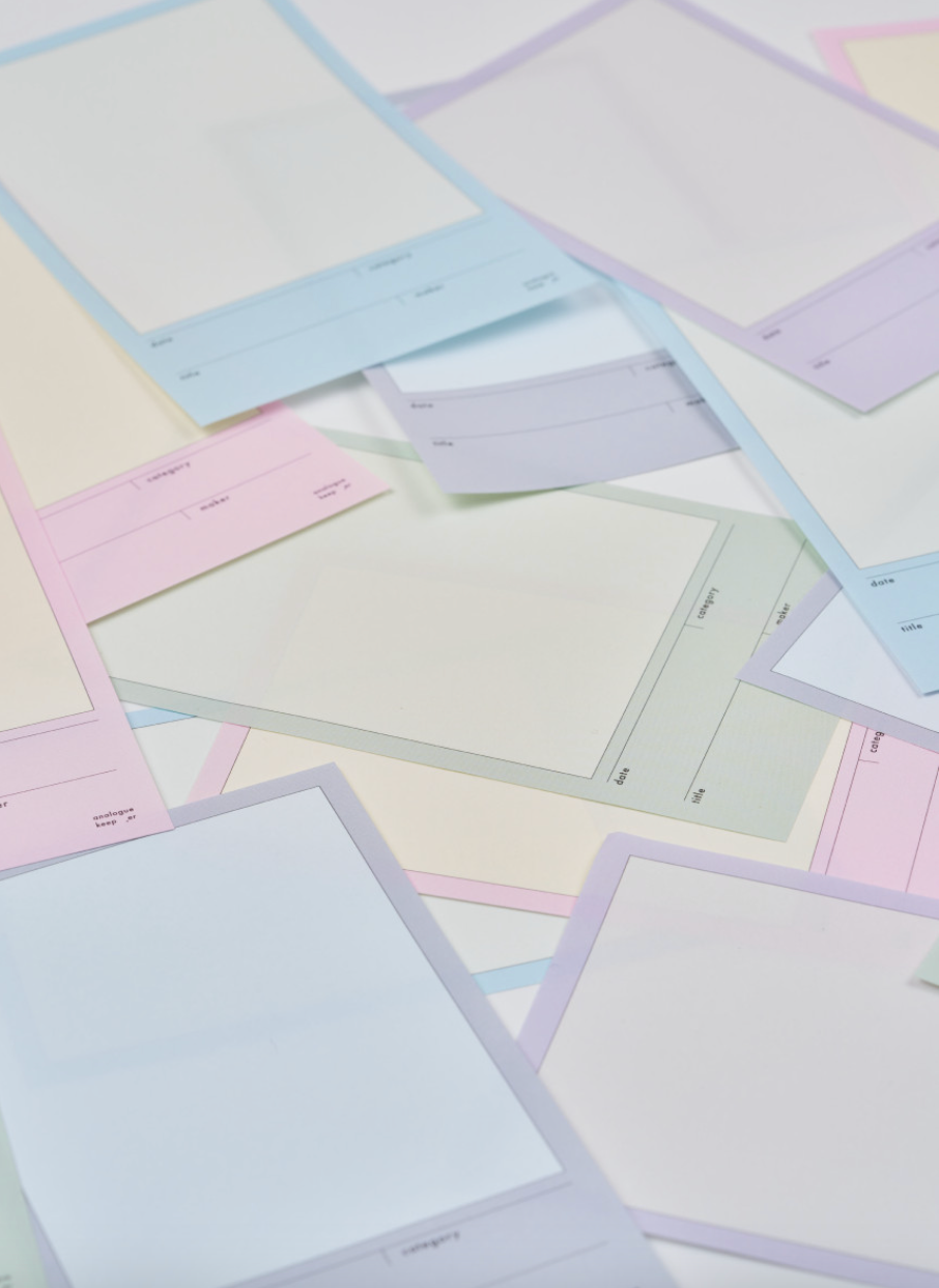 Analogue Keeper Record Memo Pad