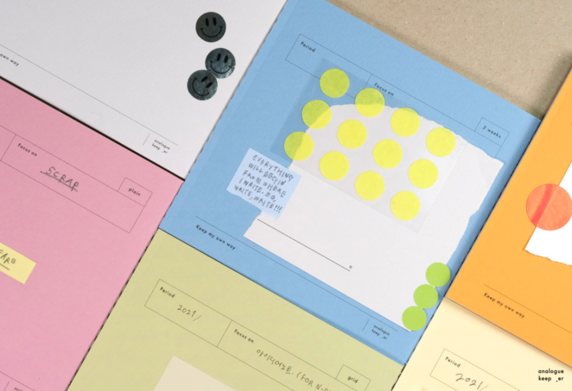 Analogue Keeper PP Note Book (4 types, 8 colours)