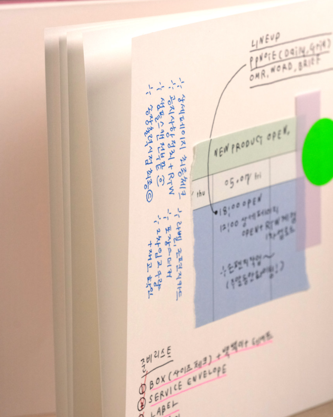 Analogue Keeper PP Note Book (4 types, 8 colours)