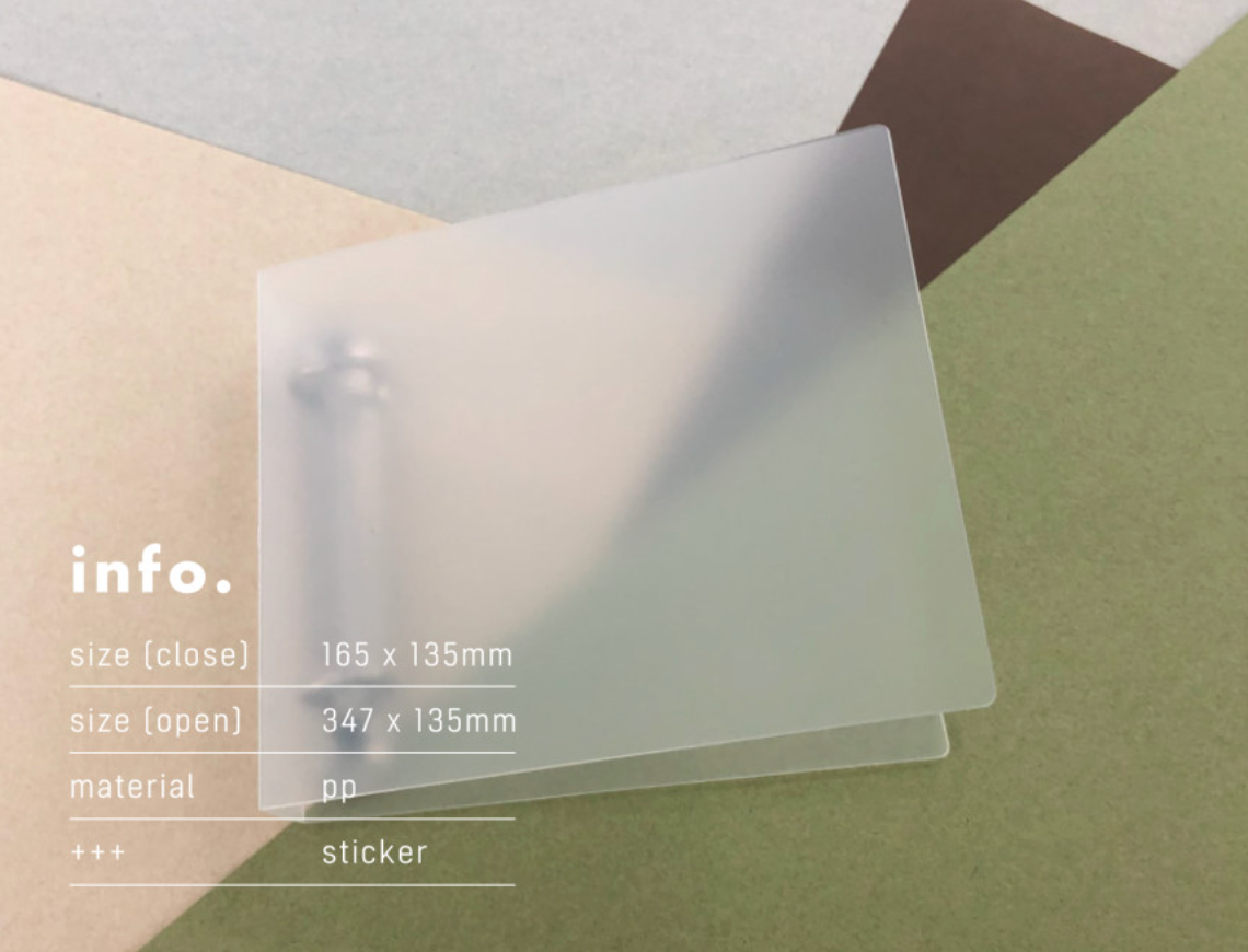 Analogue Keeper PP Note Book (4 types, 8 colours)