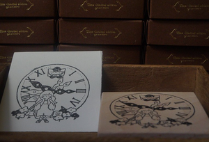 Yamadoro Clock Girl Rubber Stamp (2022 Creative Expo Special Edition)