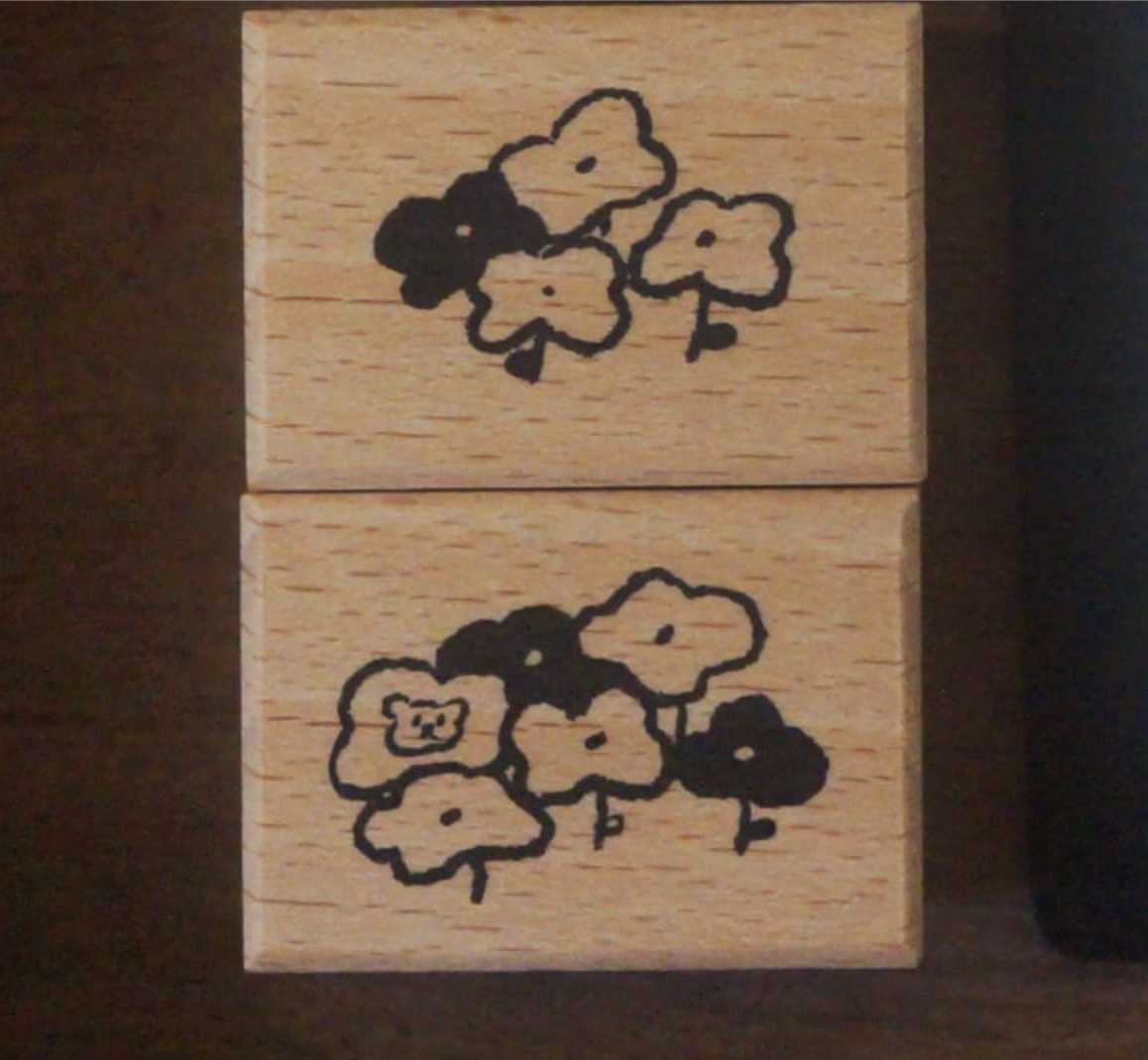 Yamadoro Components of the Clock Rubber Stamps (3 designs)