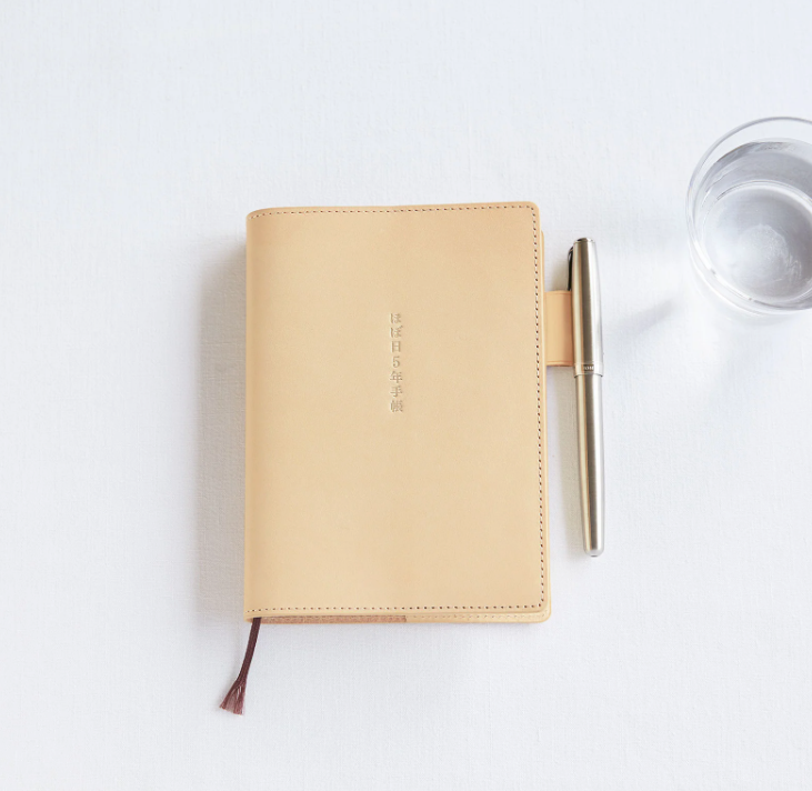 Hobonichi 5-Year Techo Leather Cover (Natural (A6, A5)