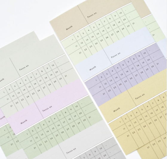 Analogue Keeper Monthly Tracking Sticker
