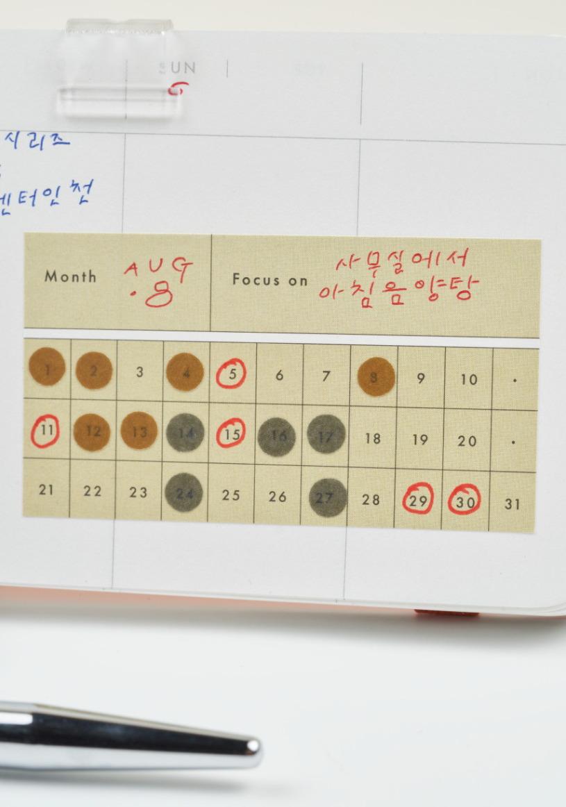 Analogue Keeper Monthly Tracking Sticker