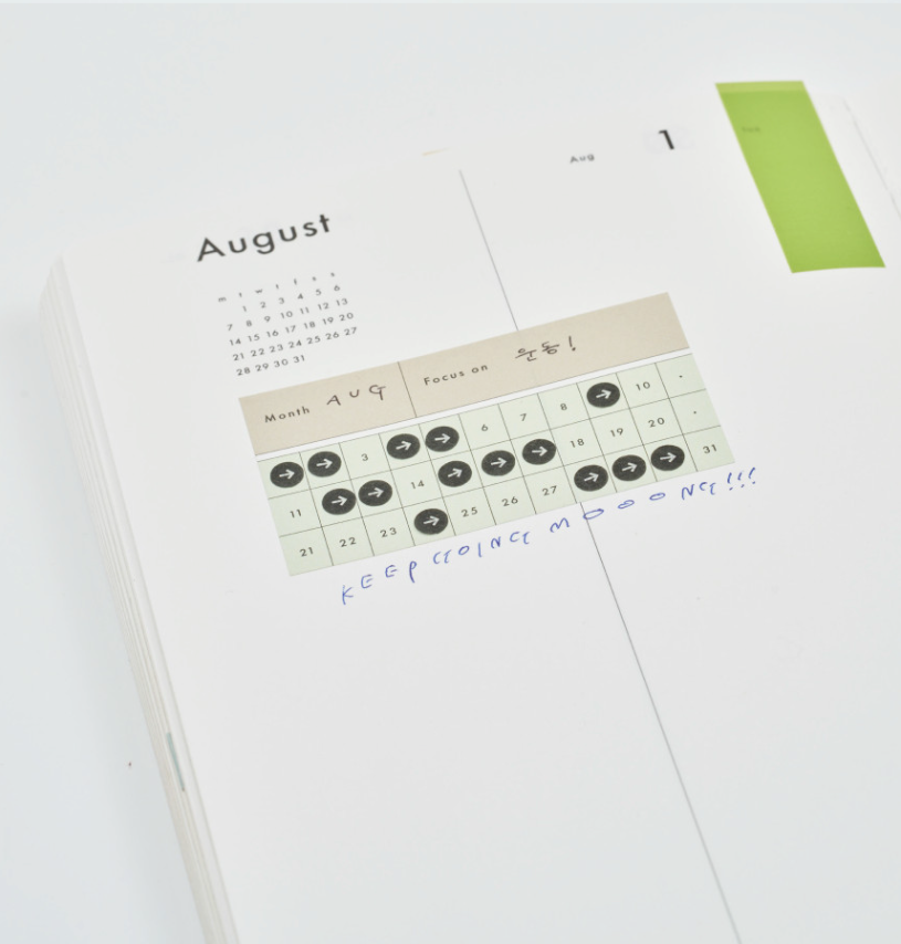 Analogue Keeper Monthly Tracking Sticker