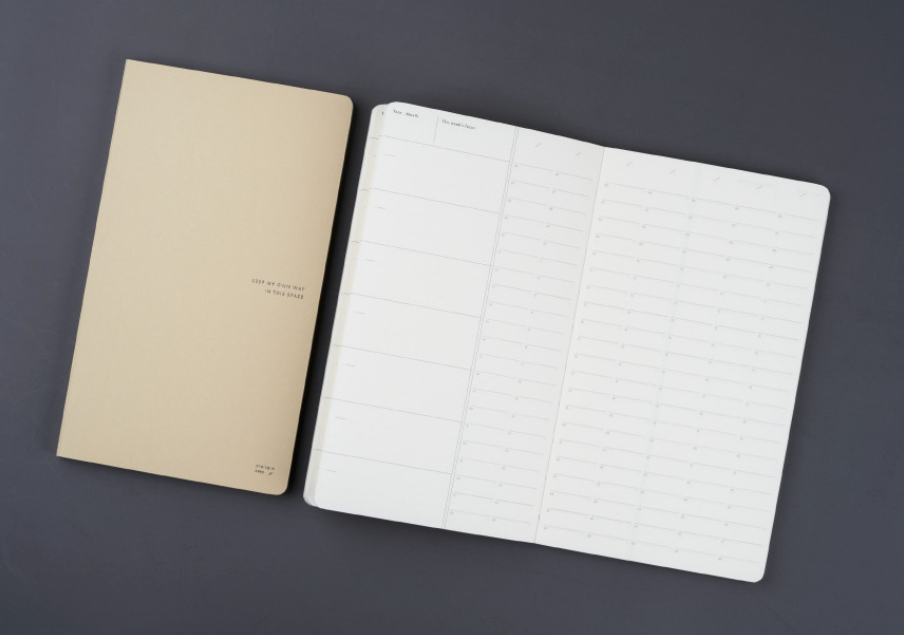 Analogue Keeper Space Diary: 6 Months B6 (2 colours)