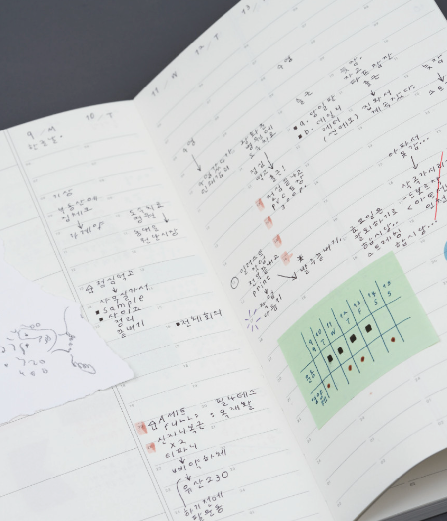 Analogue Keeper Space Diary: 6 Months B6 (2 colours)