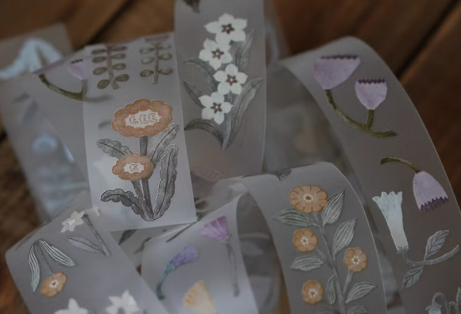 Ivy Snow Flower Flower PET Tape
