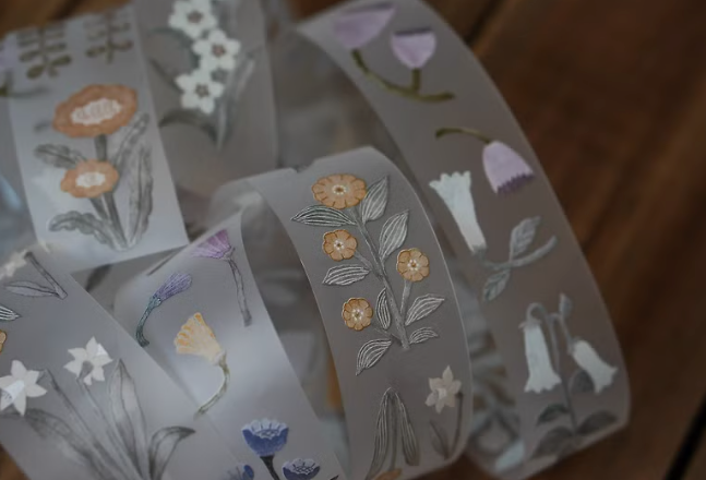 Ivy Snow Flower Flower PET Tape
