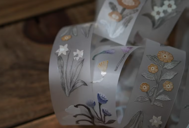 Ivy Snow Flower Flower PET Tape