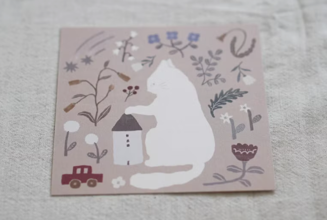 Ivy Snow Playground Postcard