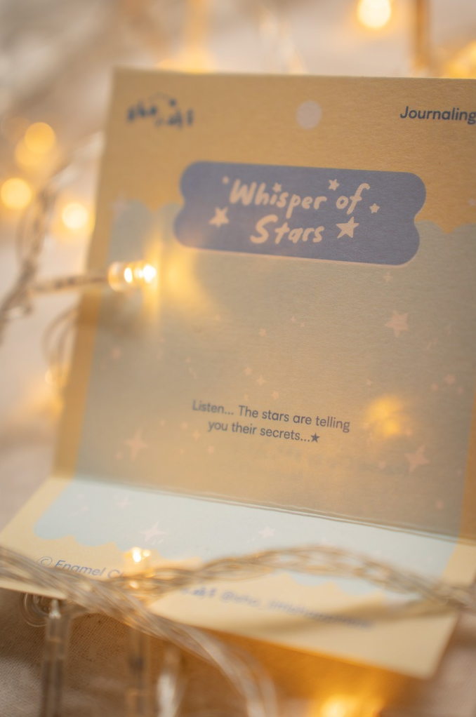 Whisper of Stars Enamel Journaling Clip