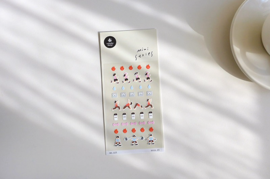 Mini Series Stickers- Deco.15 Workout
