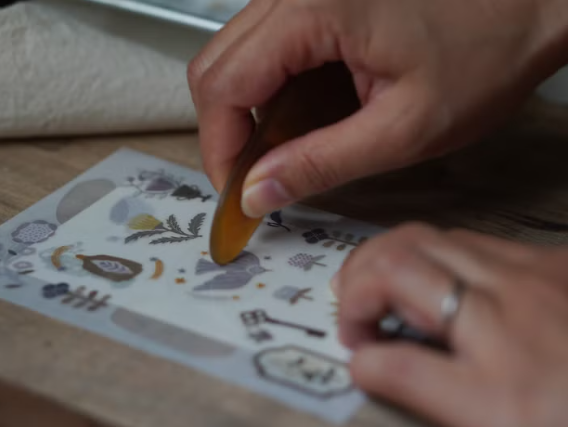 Ivy Snow Aroma Rub-On Stickers