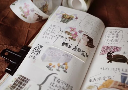 Misshoegg Corner Garden Washi Tape with release paper