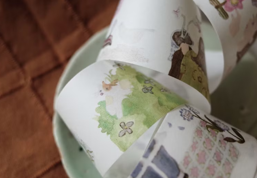Misshoegg Corner Garden Washi Tape with release paper