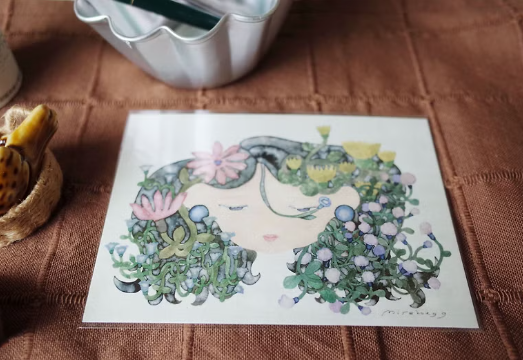 Misshoegg Flower Girl Postcard