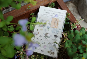 Misshoegg Flower Girl Transparent Stickers